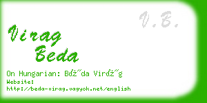 virag beda business card